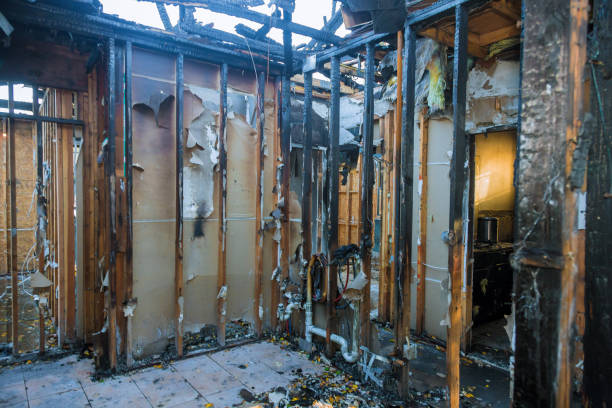 Professional Fire Damage Assessment technician working in Mechanicstown, NY